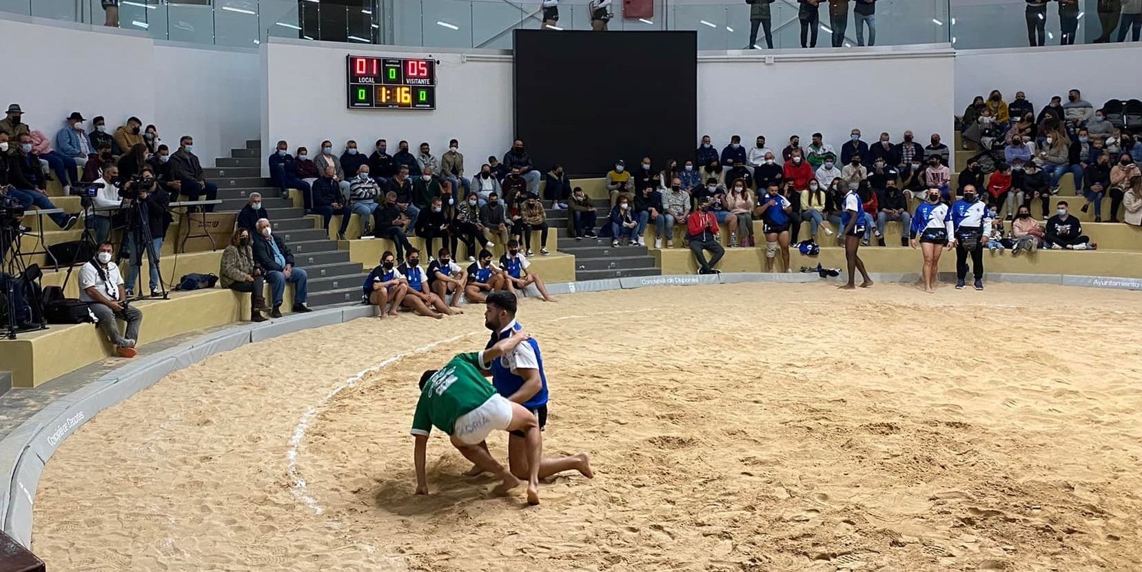 Terrero de lucha canaria en Tías