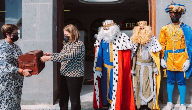 Los Reyes Magos reciben las llaves de Arrecife Los Reyes Magos reciben las llaves de Arrecife
