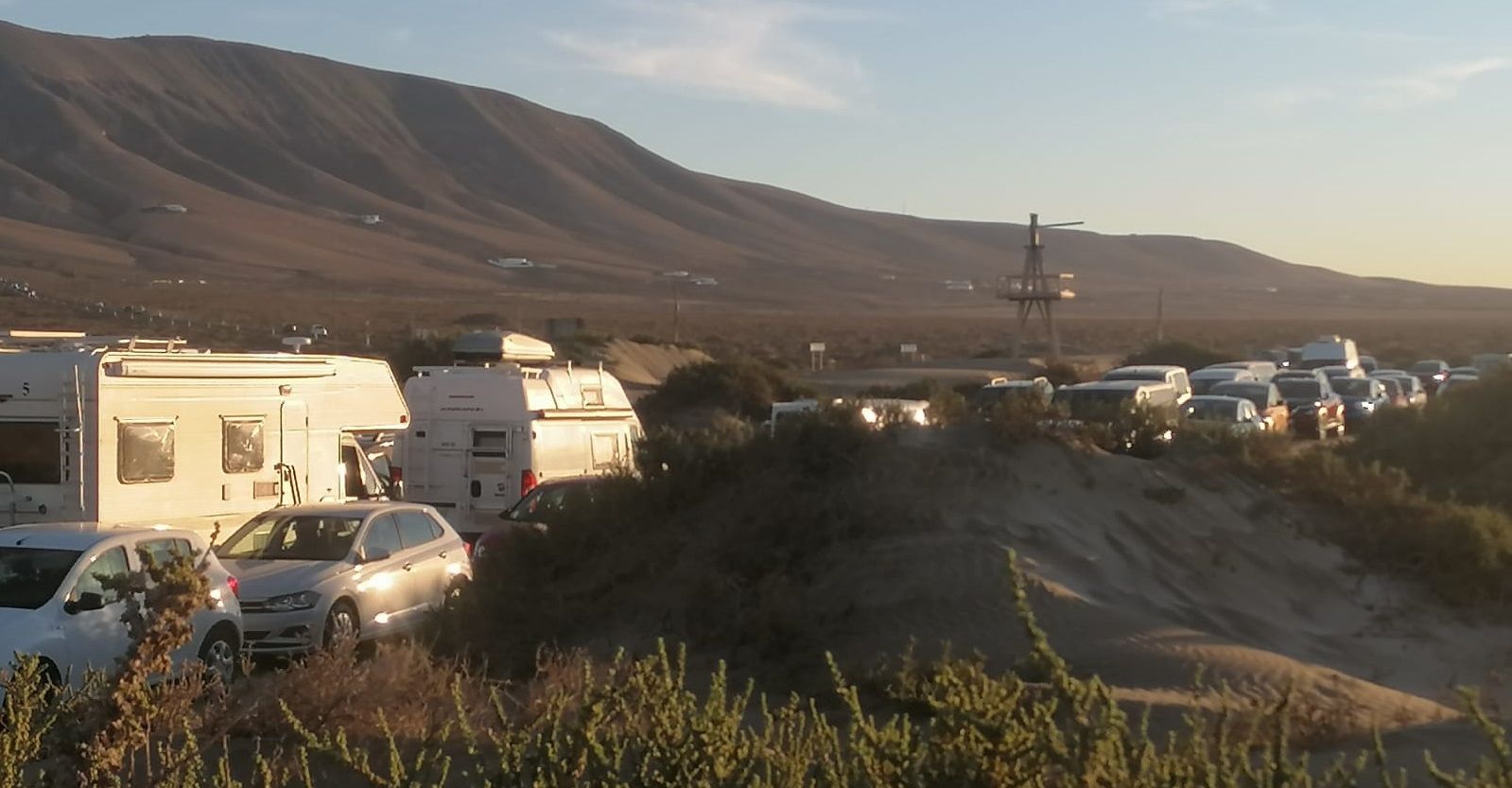 Vehículos en Famara