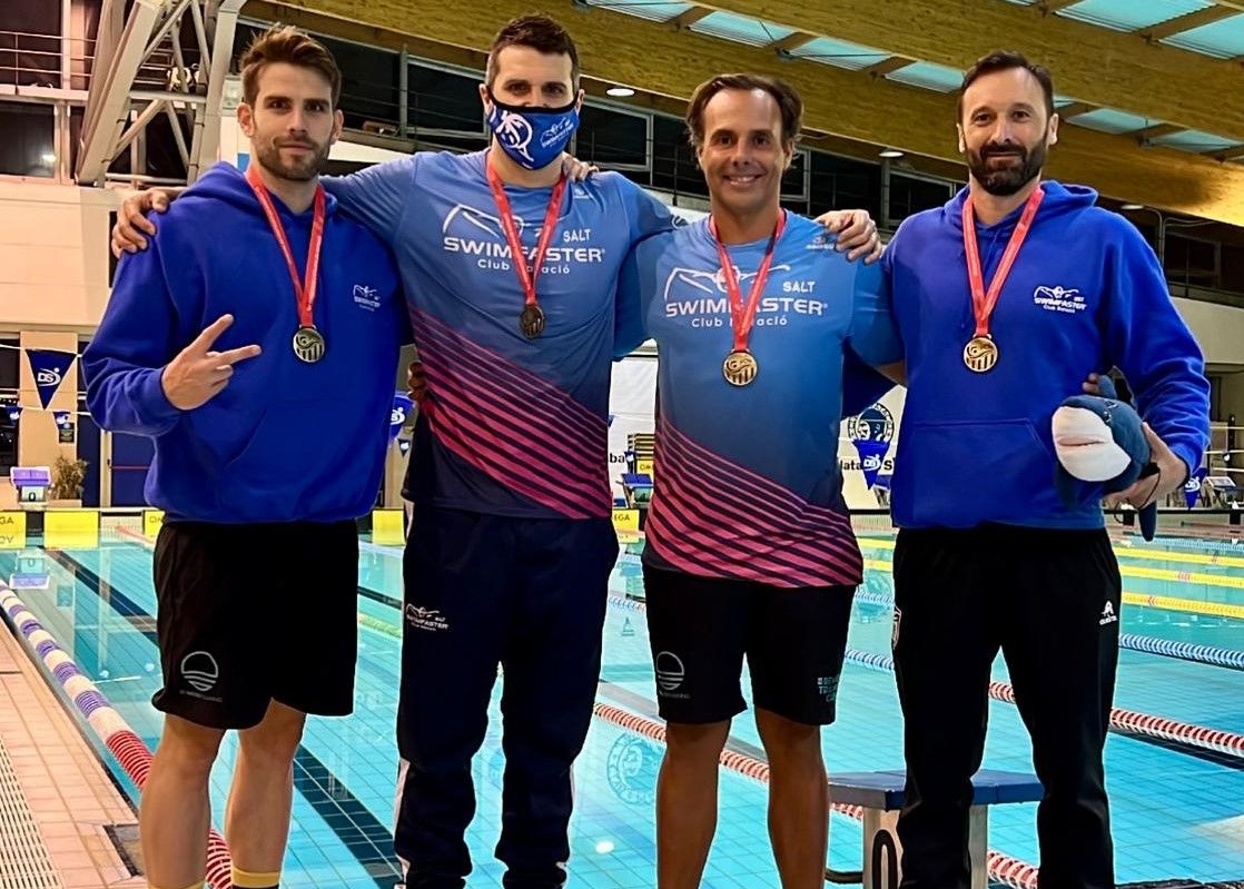 Entrenadores de ESNA Lanzarote hacen historia en el Campeonato de Cataluña Máster de Invierno