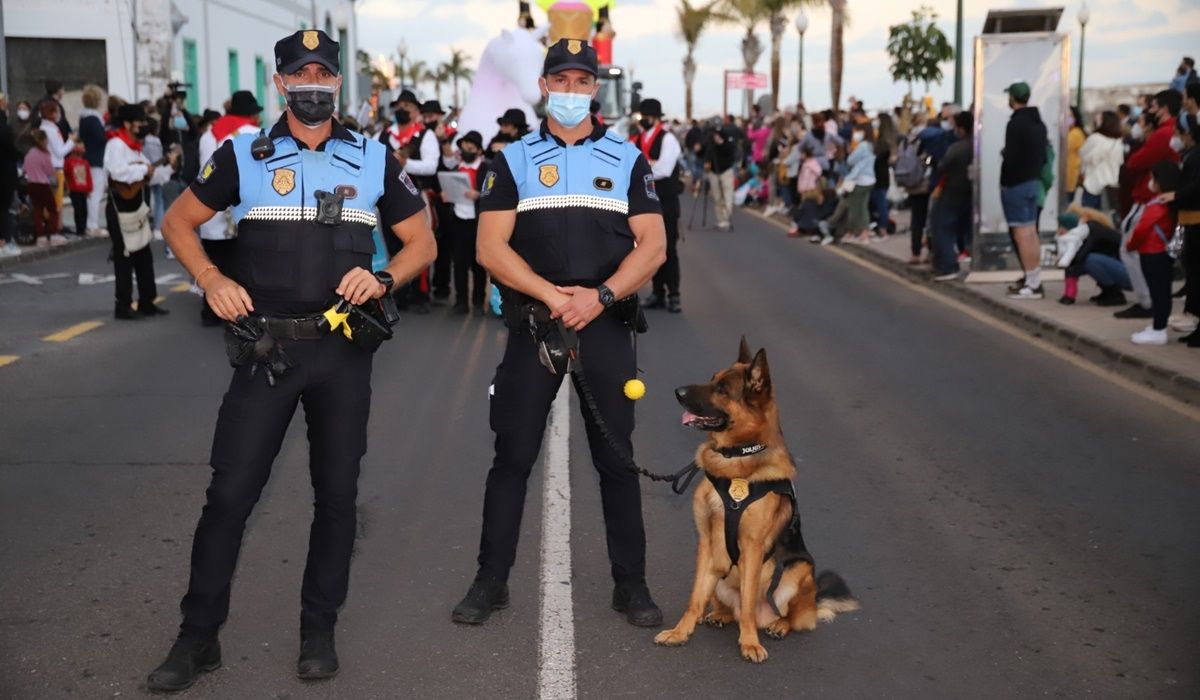 Agentes de la Policía Local de Arrecife