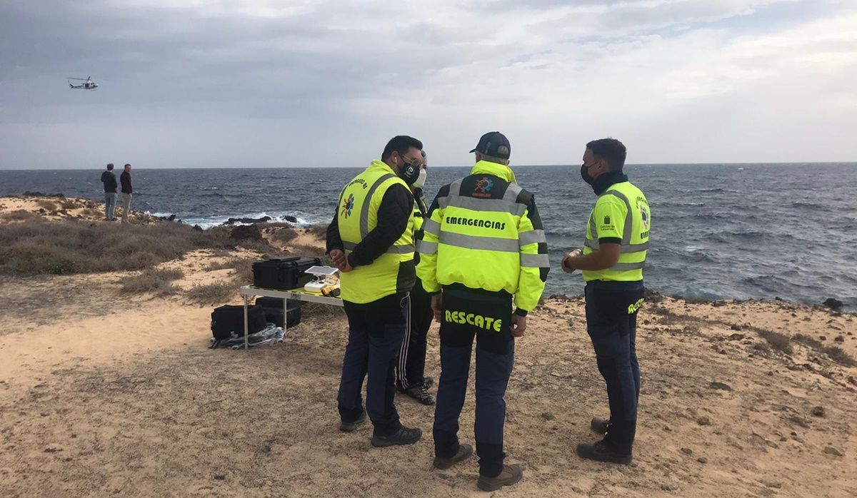 Dispositivo de búsqueda en el Charco del Palo