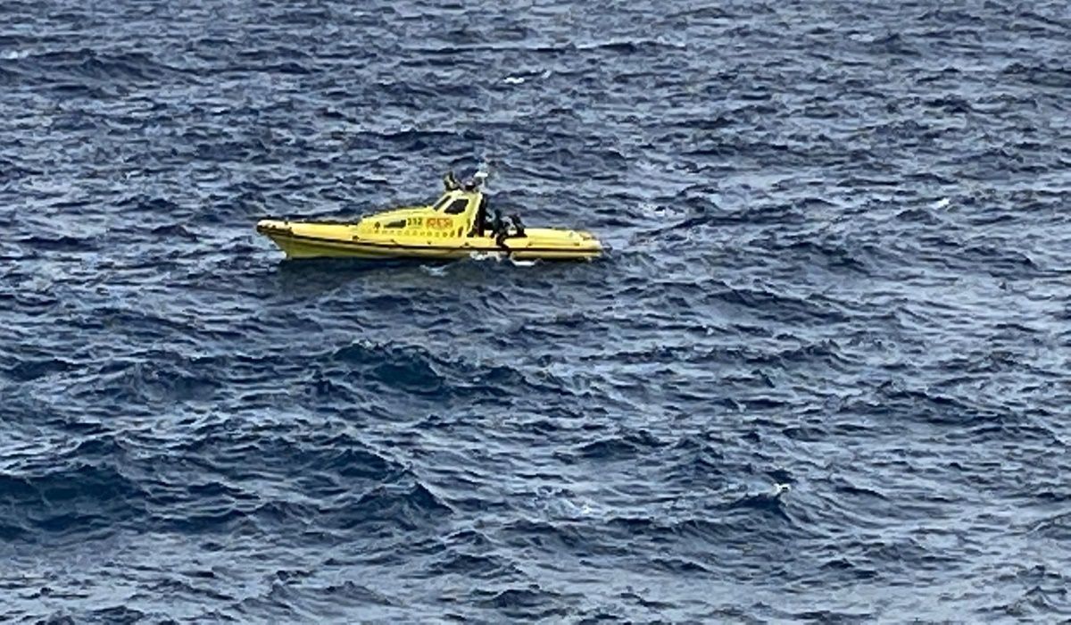 La embarcación encuentra el cuerpo del desaparecido