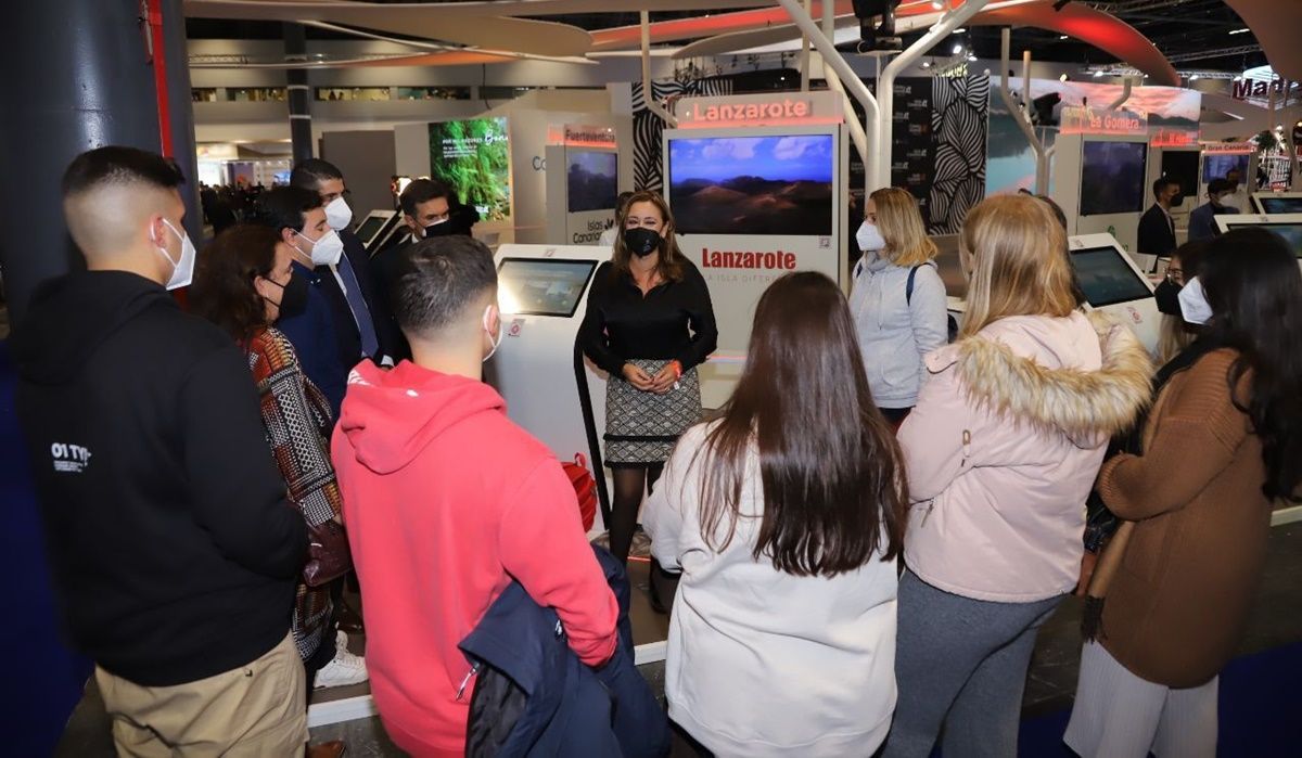 Estudiantes del CIFP Zonzamas en Fitur