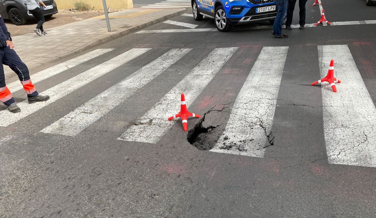 Socavón en Arrecife