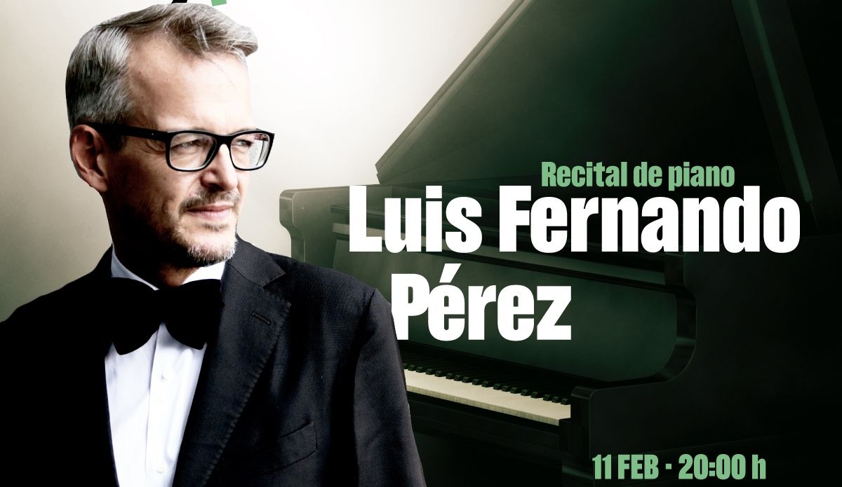 El pianista Luis Fernando Pérez regresa, de forma presencial, al Auditorio Cueva de los Verdes