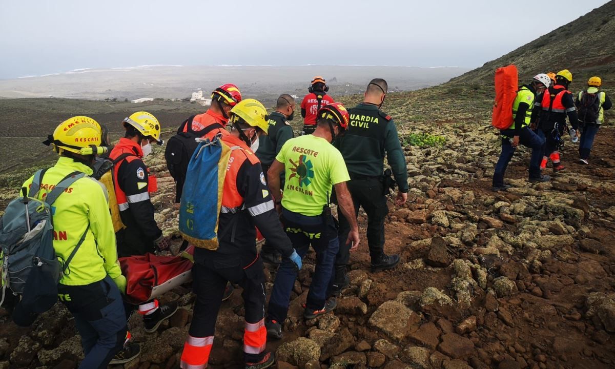 Recuperado el cuerpo del joven muerto en el volcán de La Corona Imagen: Emerlan