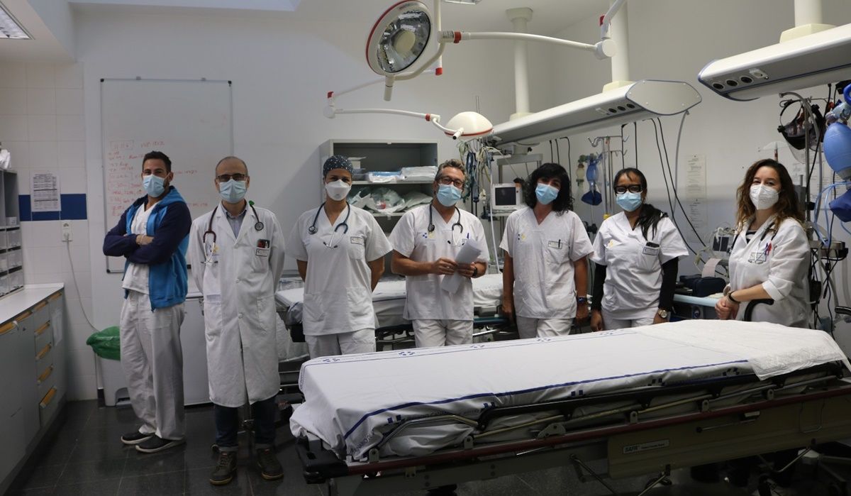 Equipo de Urgencias del Hospital Doctor José Molina Orosa
