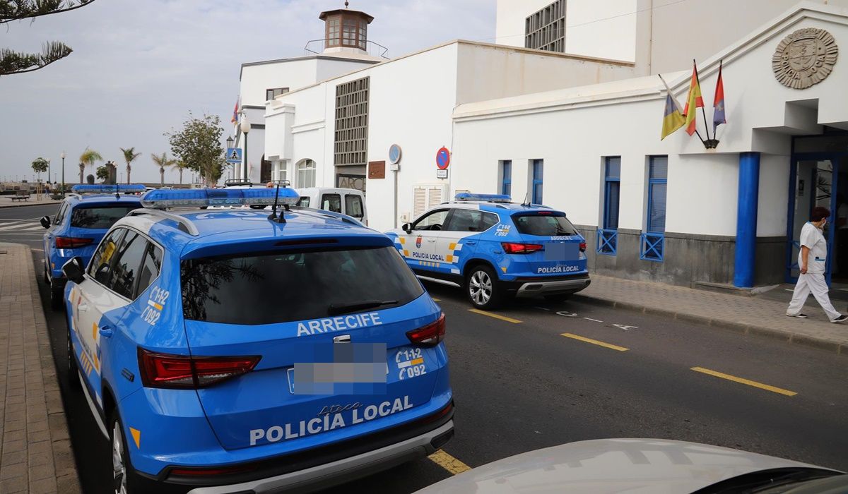 Coches de la Policía Local de Arrecife