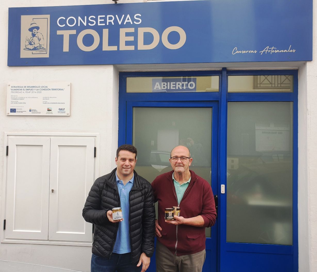 Luis Toledo y Francisco Javier Toledo, dueños de Conservas Toledo