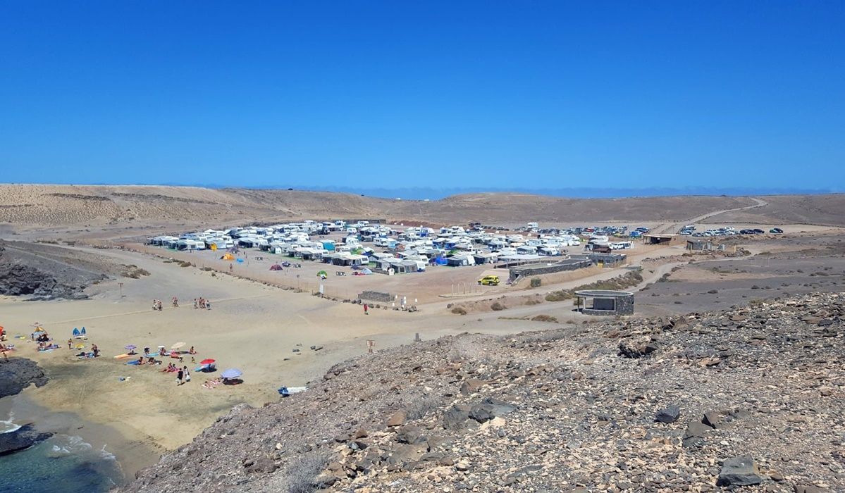 Imagen del camping de Papagayo