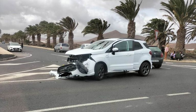 Accidente en Costa Teguise