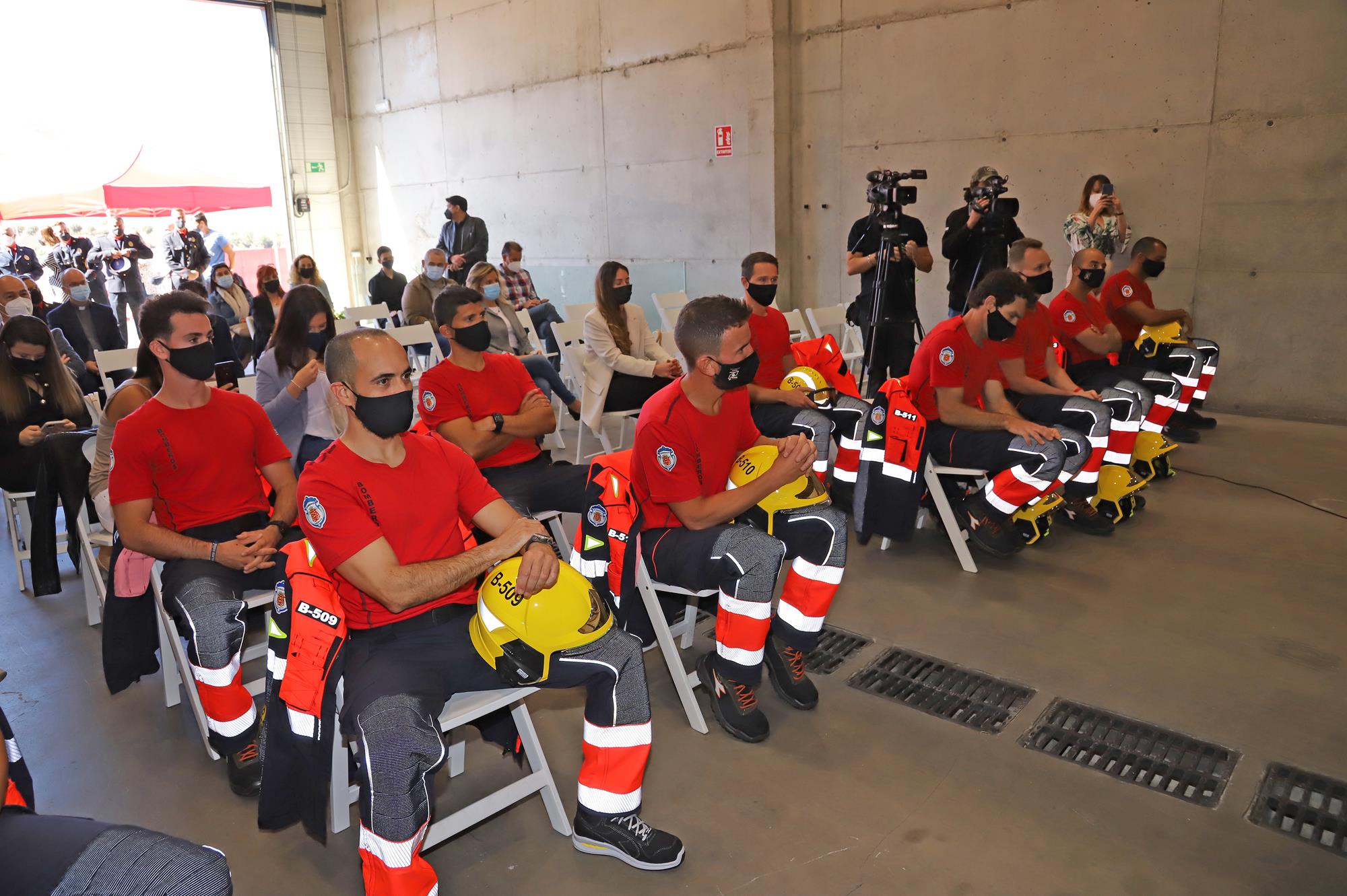 Presentación de los 11 nuevos bomberos Presentación de los 11 nuevos bomberos