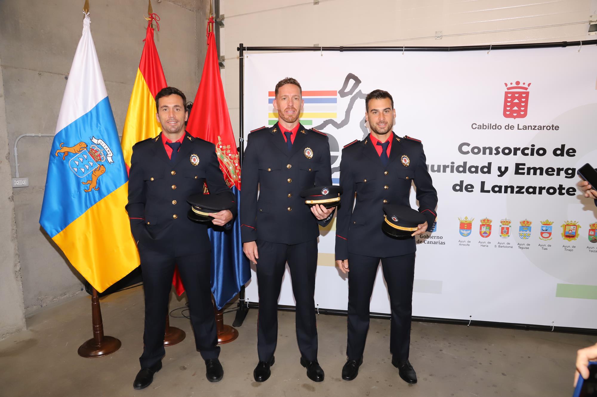 Presentación de los 11 nuevos bomberos Presentación de los 11 nuevos bomberos