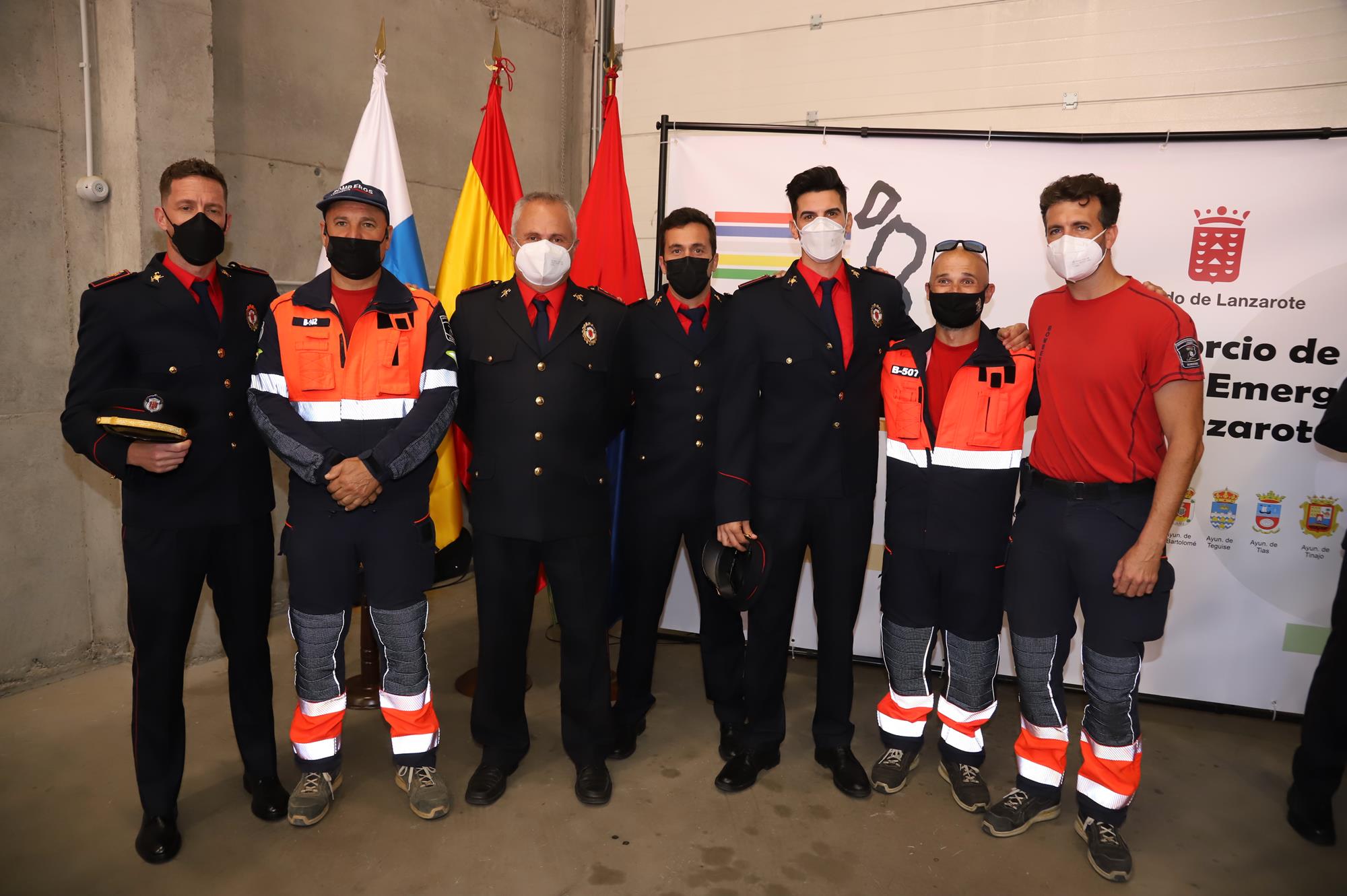 Presentación de los 11 nuevos bomberos Presentación de los 11 nuevos bomberos