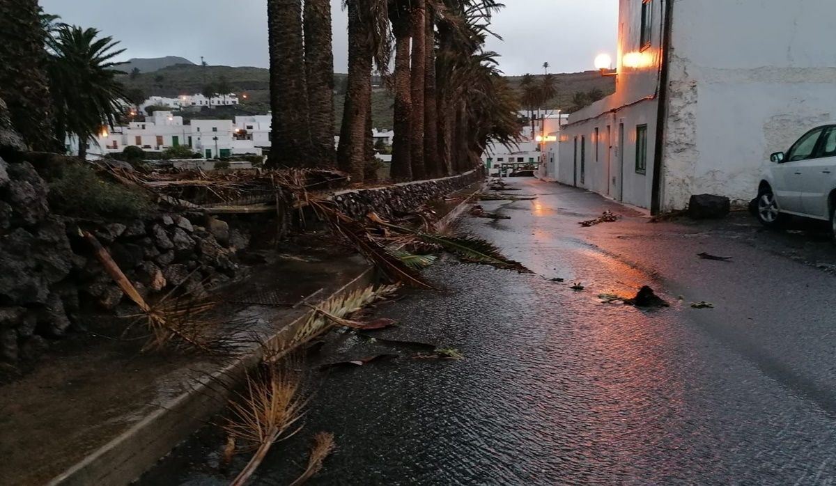 Lluvia en Lanzarote