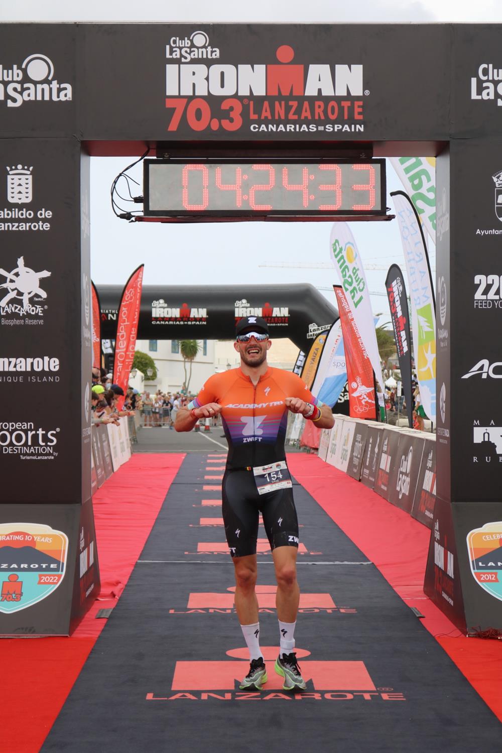 Léo Bergère y Katrina Matthews se llevan el triunfo en el Club La Santa IRONMAN 70.3 Lanzarote 2022