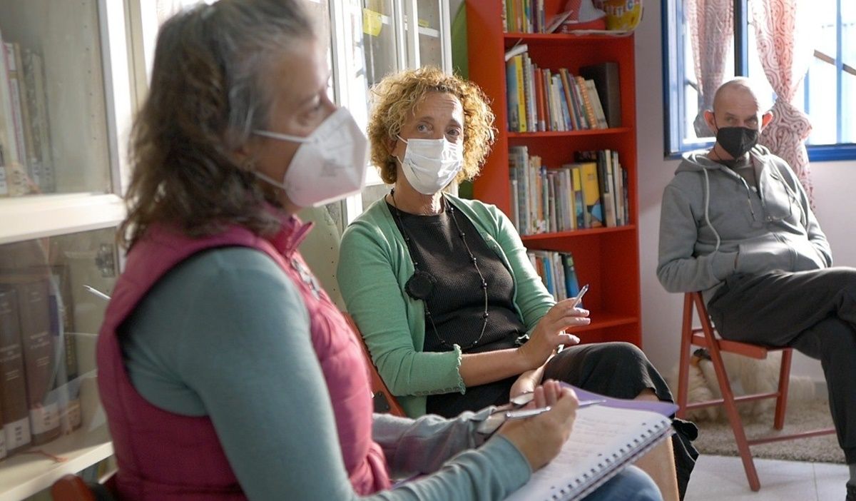 Reunión con vecinos en Famara