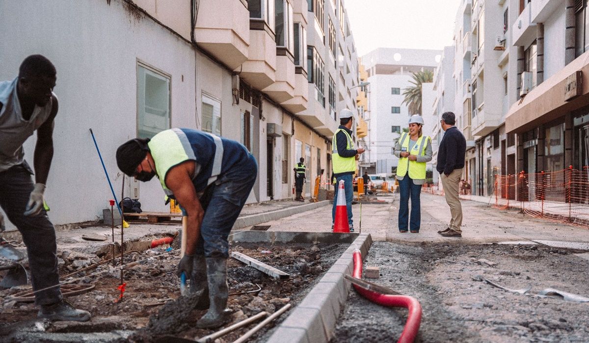 Obras en la calle El Greco