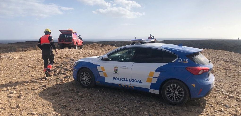 Rescate de una mujer herida en Papagayo