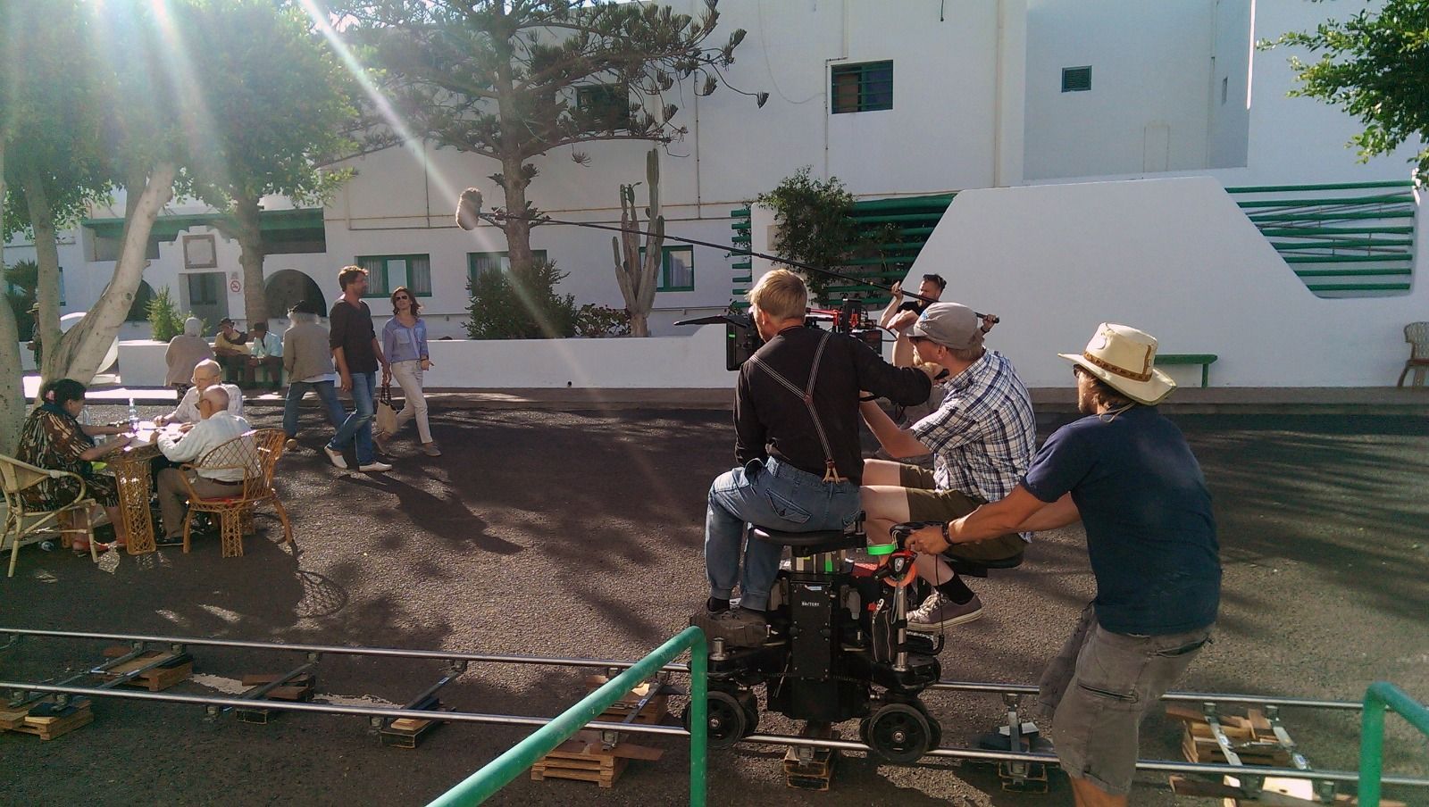 Rodaje cinematográfico. Lanzarote Film Commission.