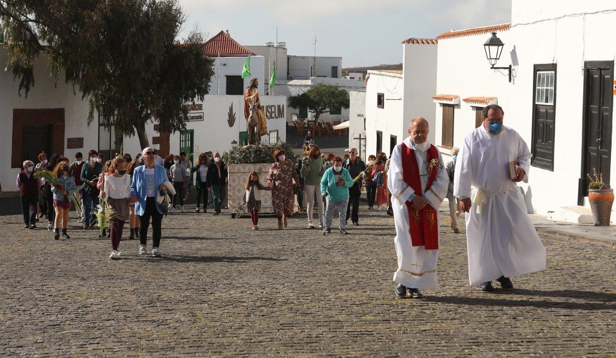Procesión de La Burrita en Teguise. Fotos: José Luis Carrasco