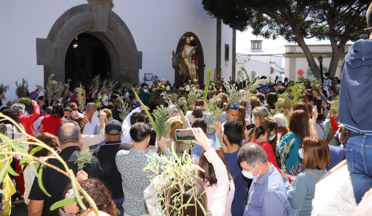 Porcesión de La Burrita en Arrecife Fotos: José Luis Carrasco