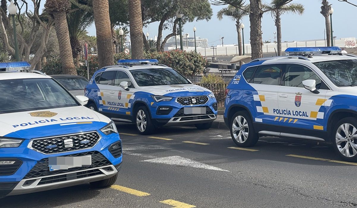 Vehículos de la Policía Local de Arrecife