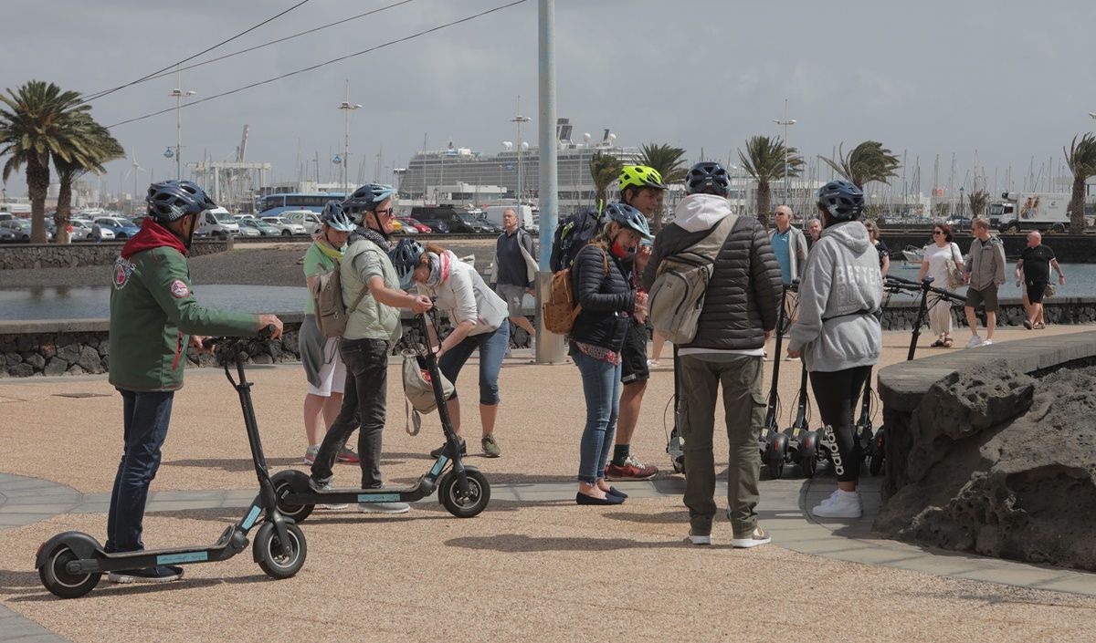 Cruceristas por Arrecife