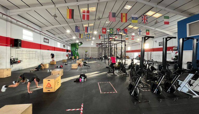 Nave de 1.000 metros cuadrados de CrossFit Lanzarote.