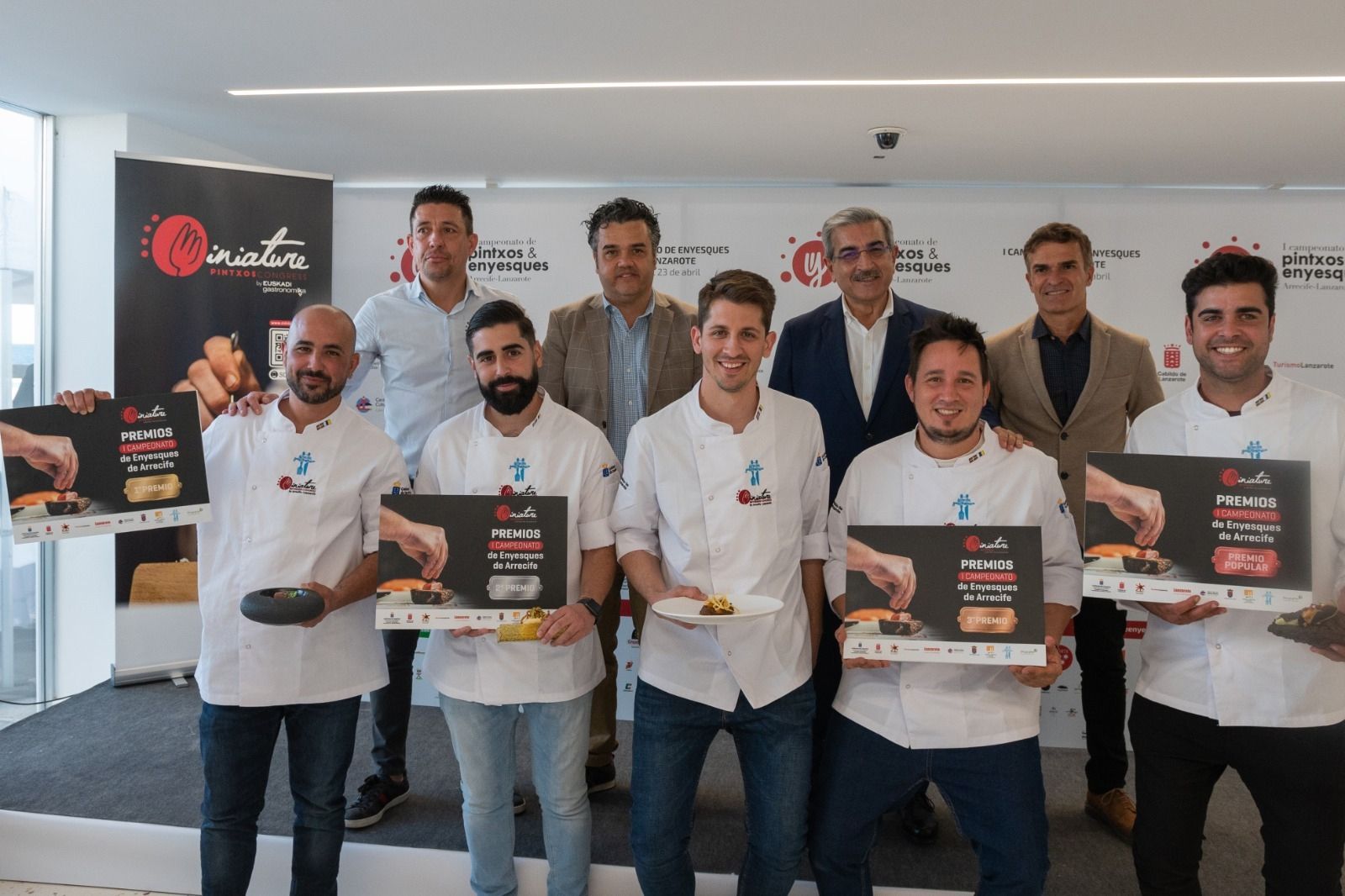 Yeray Gil de Primario Gastrobar de Playa Blanca, campeón de enyesques de Lanzarote Yeray Gil de Primario Gastrobar de Playa Blanca, campeón de enyesques de Lanzarote