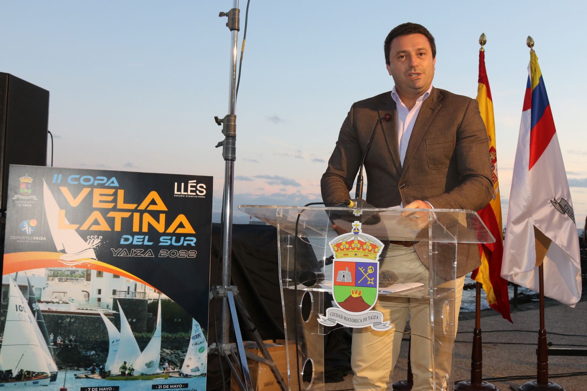 Óscar Noda, alcalde de Yaiza Óscar Noda, alcalde de Yaiza