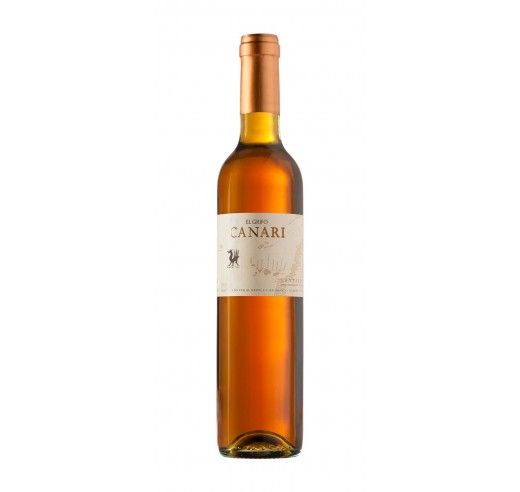 Vino Malvasía Canaria de 50cl, de Bodegas El Grifo. Vino Malvasía Canaria de 50cl, de Bodegas El Grifo.