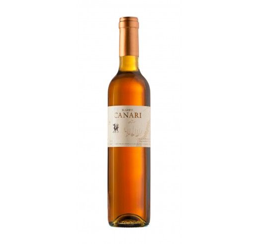 Vino Malvasía Canaria de 50cl, de Bodegas El Grifo.