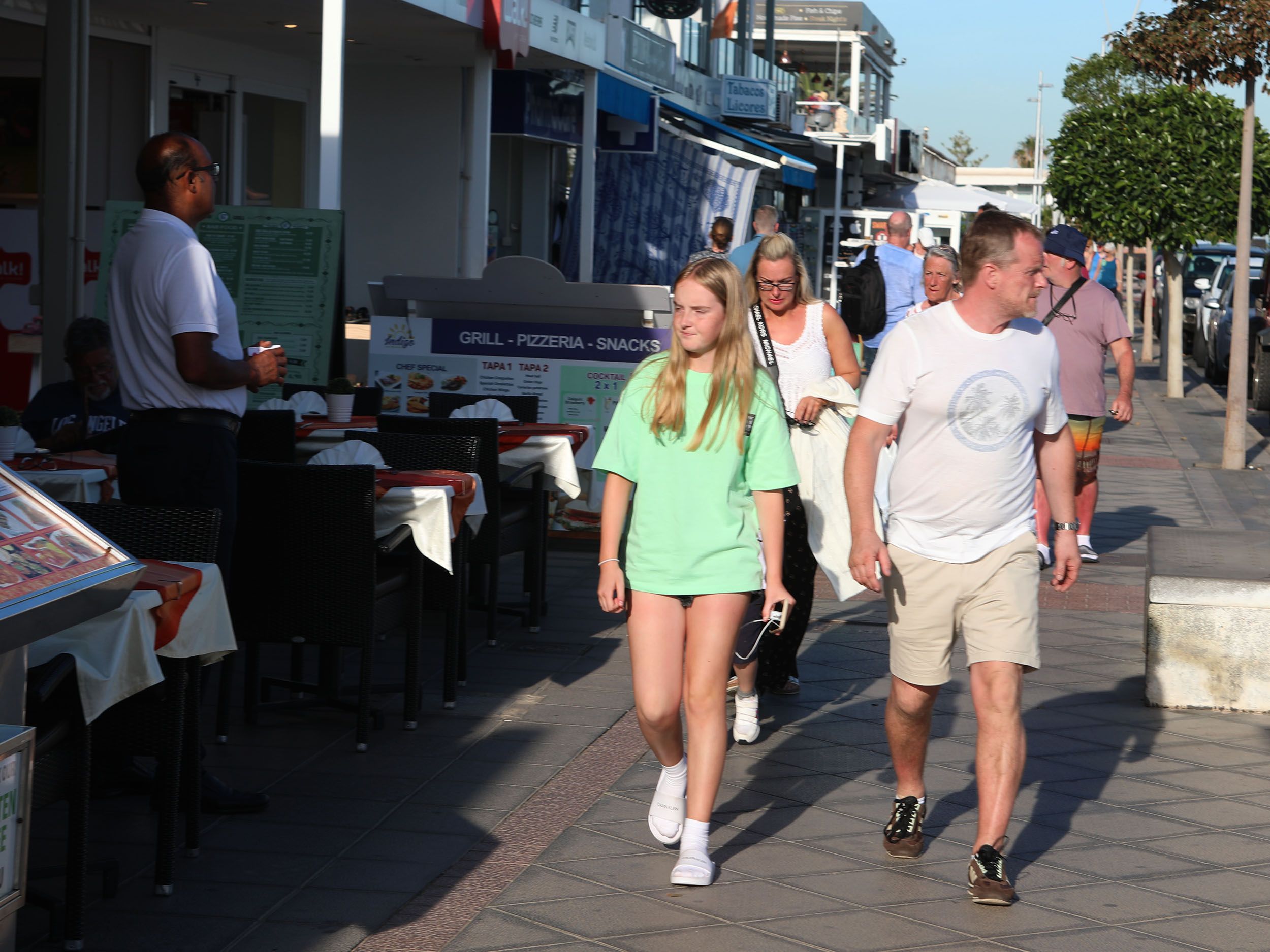 Turistas en Lanzarote.