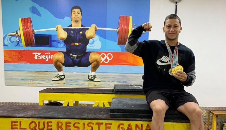 El deportista Herón Rodríguez El deportista Herón Rodríguez