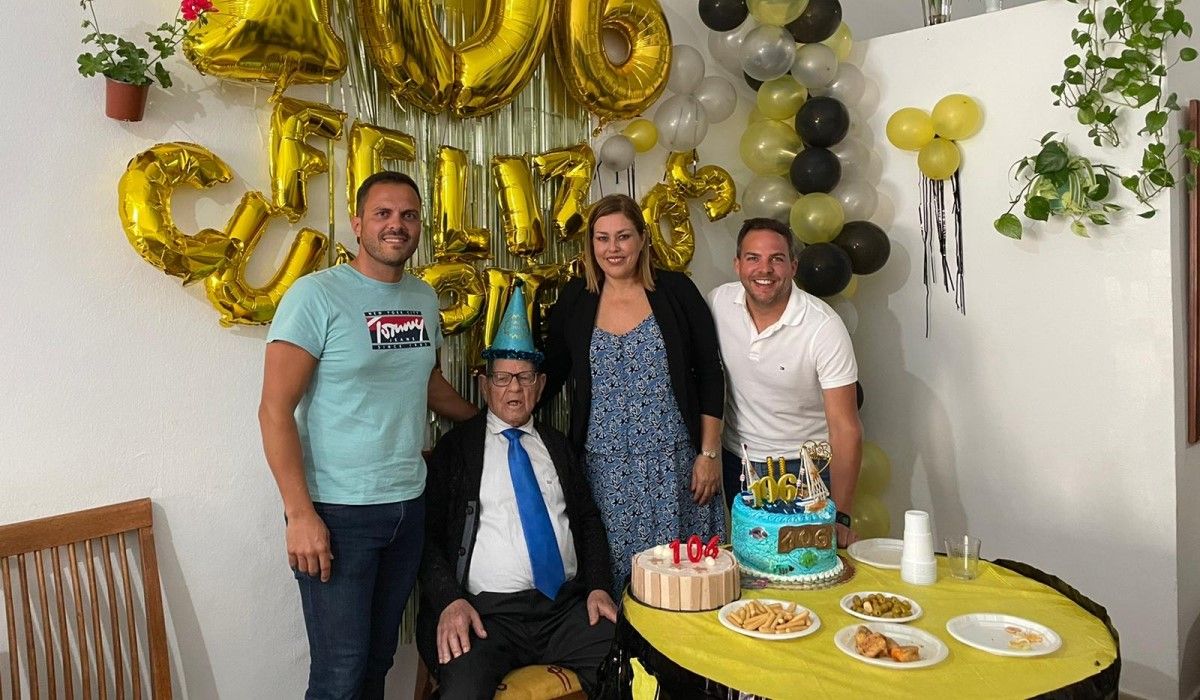 Don Juan Machín cumple 106 años