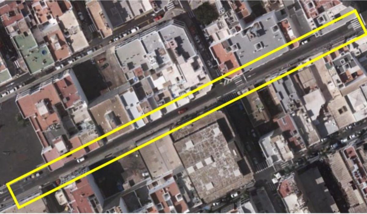 Obras pluviales en la calle Portugal