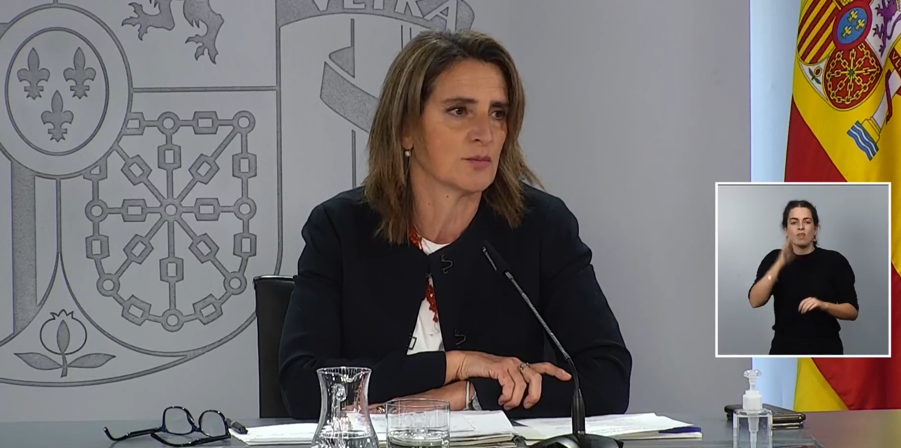  La vicepresidenta tercera del Gobierno y ministra para la Transición Ecológica, Teresa Ribera