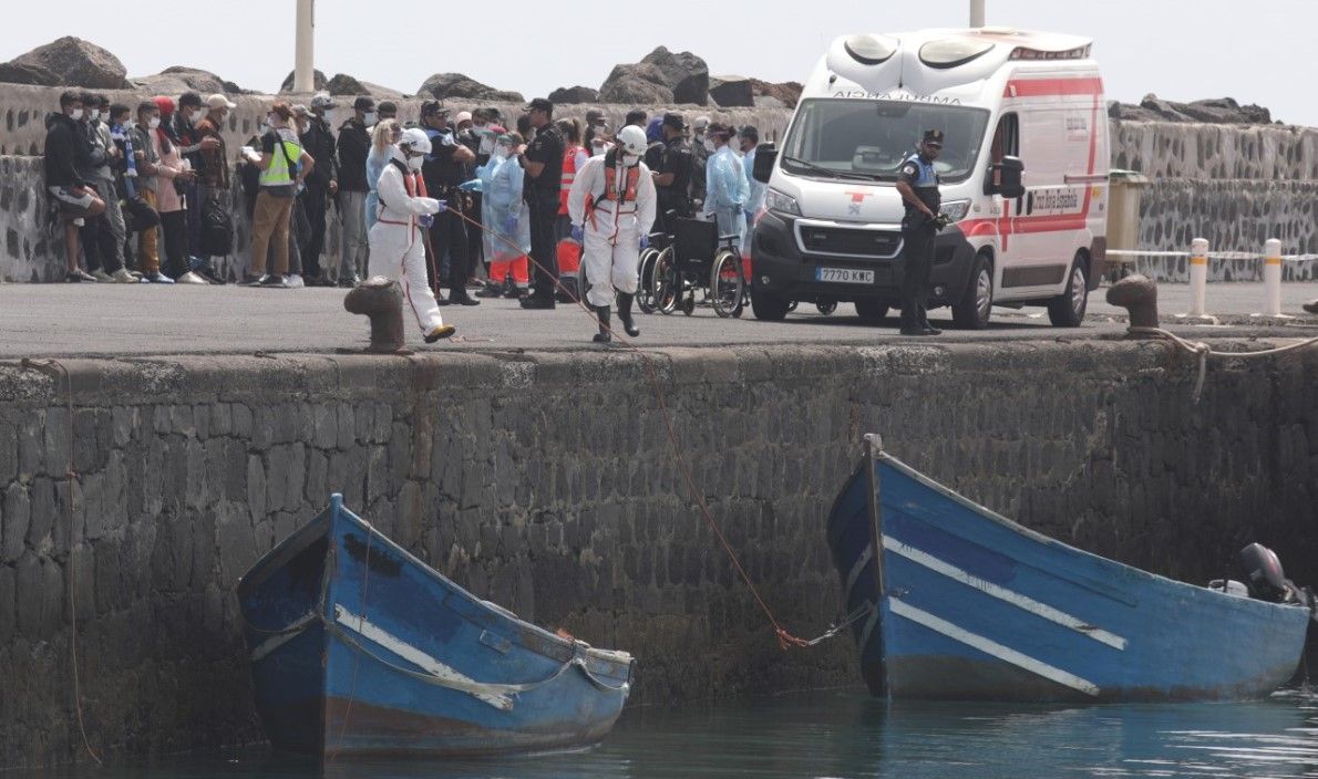 Llegada de migrantes al muelle Comercial Fotos: José Luis Carrasco