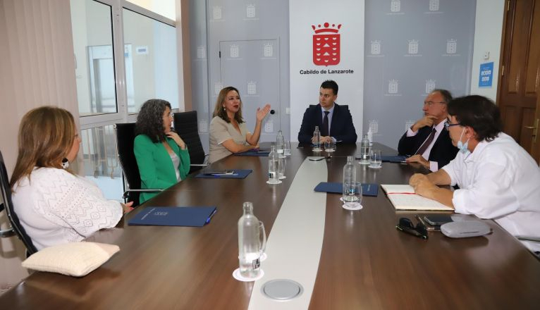 Héctor Gómez en su visita Héctor Gómez en su visita