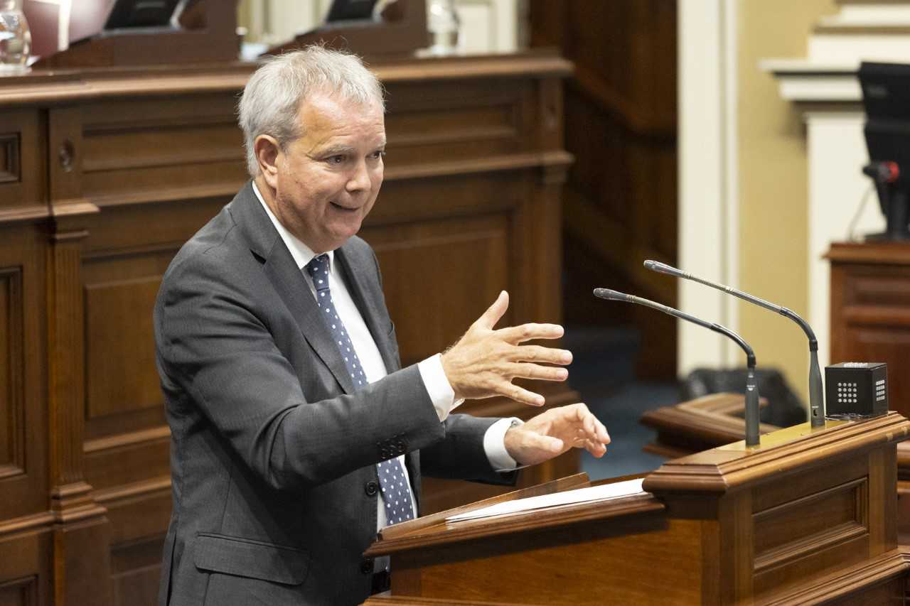 Seastián Franquis, consejero de Obras Públicas, Transportes y Vivienda del Gobierno de Canarias