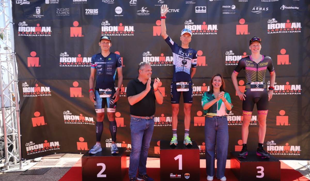 Pódium Ironman Lanzarote