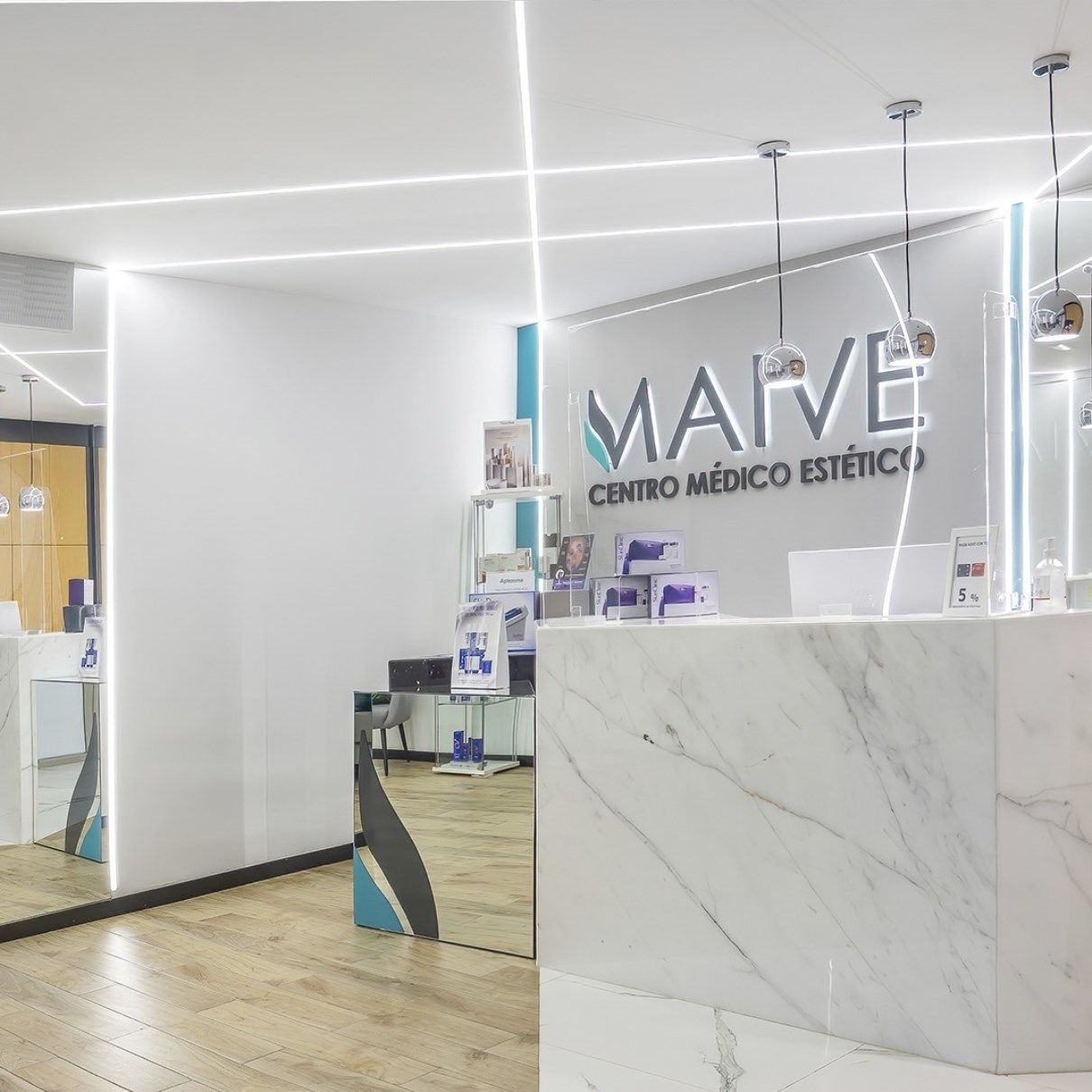 Instalaciones del Centro Médico Estético Maive