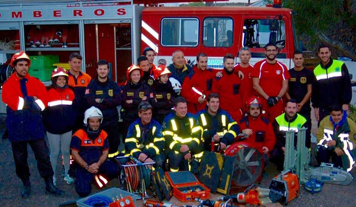 Bomberos voluntarios de Lanzarote