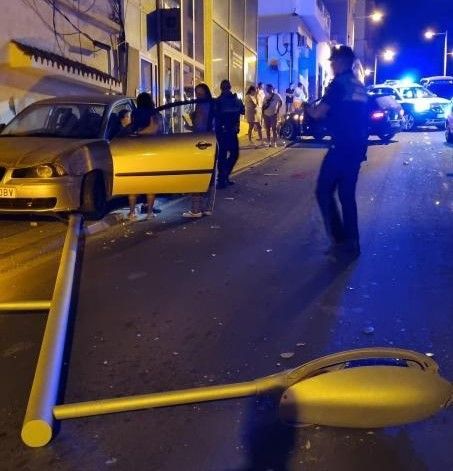 Accidente en la Calle Gómez Ulla