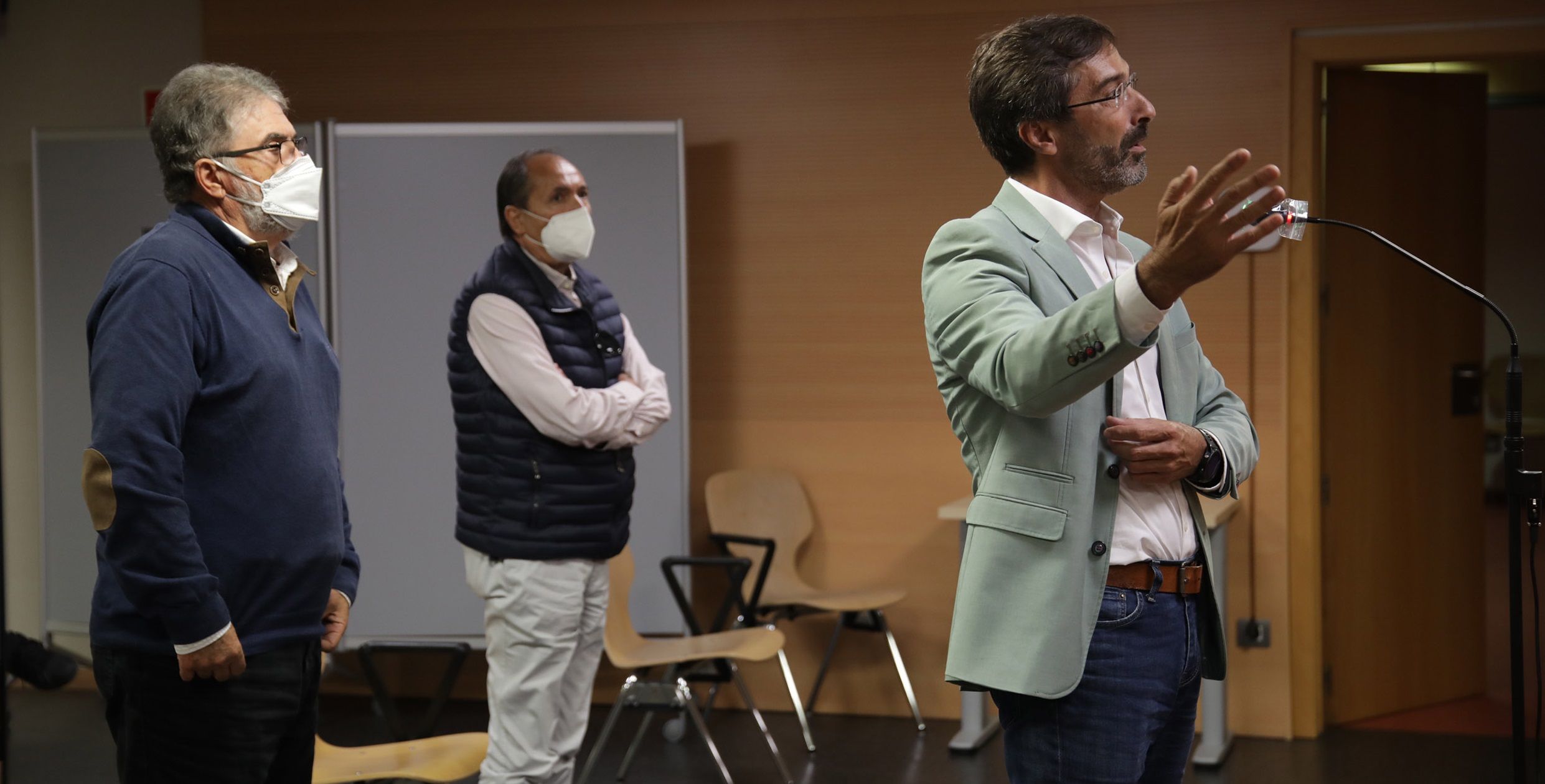 Los acusados, durante su último turno de palabra en el juicio