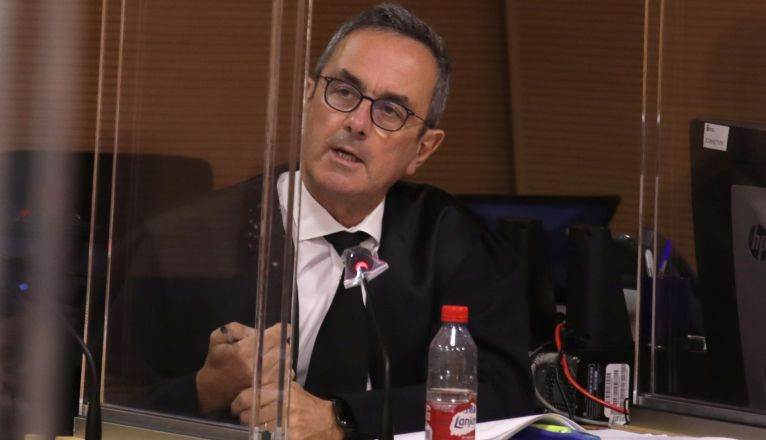 El abogado de Pedro San Ginés, al presentar las conclusiones en el juicio El abogado de Pedro San Ginés, al presentar las conclusiones en el juicio