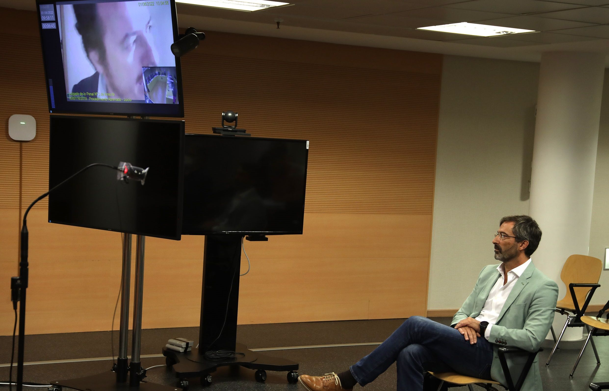 Pedro San Ginés, siguiendo la declaración de Ignacio Calatayud en el juicio por videoconferencia