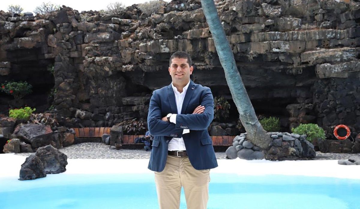 Benjamín Perdomo en Jameos del Agua